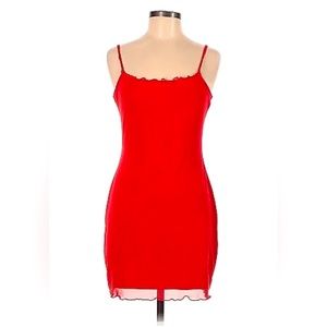H&M Divided Mini Dress - Red L (NWT)
